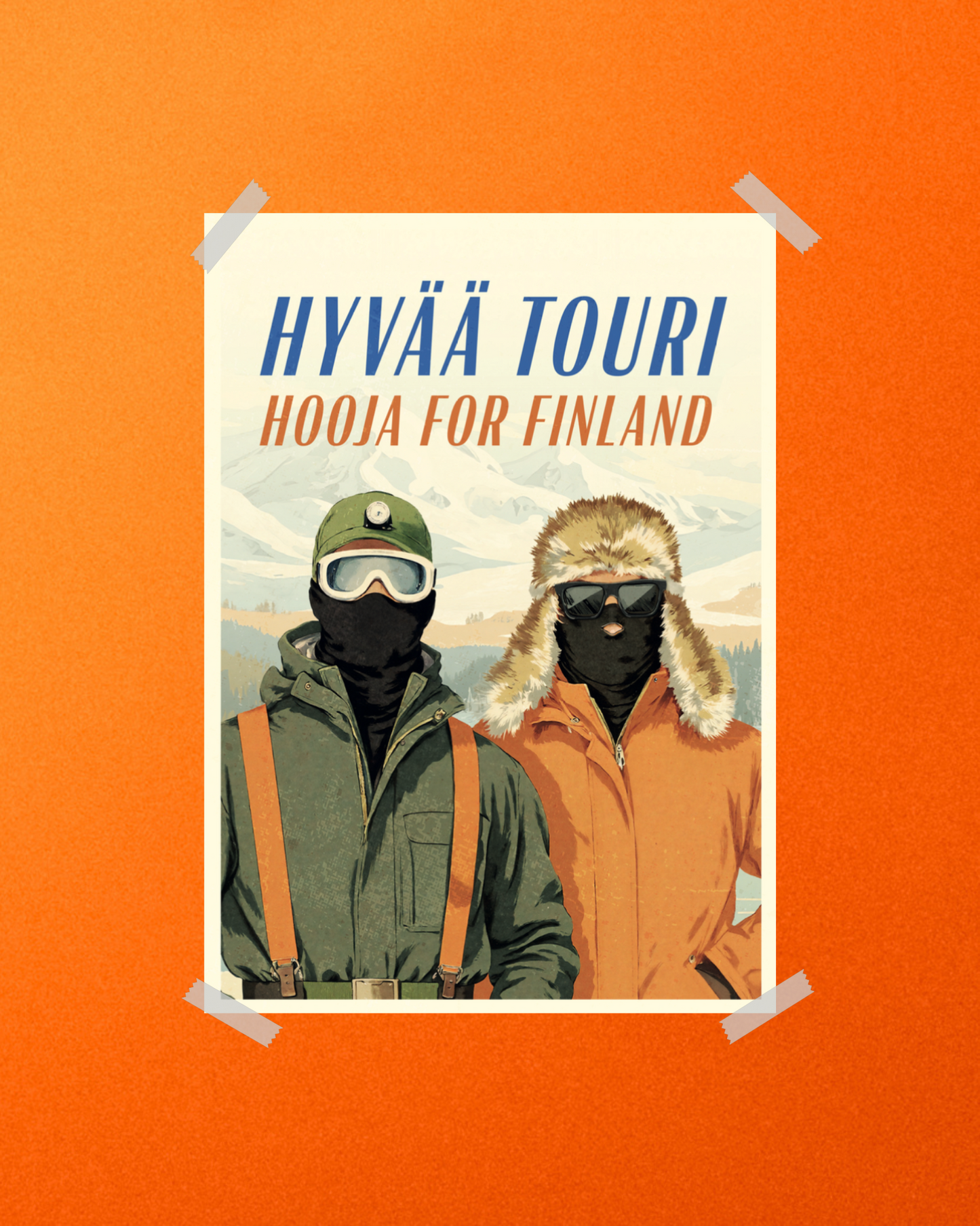 Poster HYVÄÄ TOURI